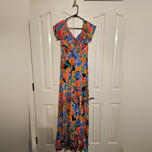 NWT Vici Colorful Floral Maxi Dress - Picture 3 of 15